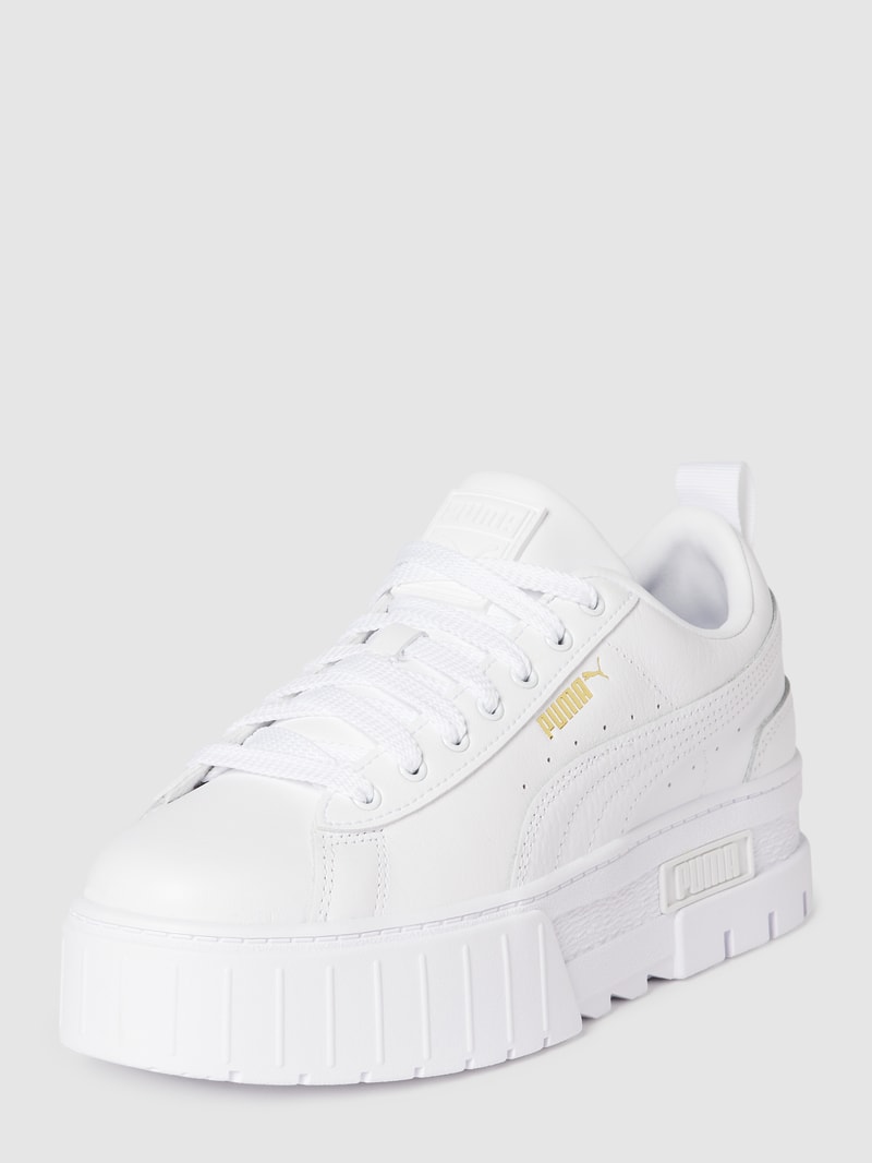 Sneaker mit Plateau-Sohle Modell 'Mayze' in weiß