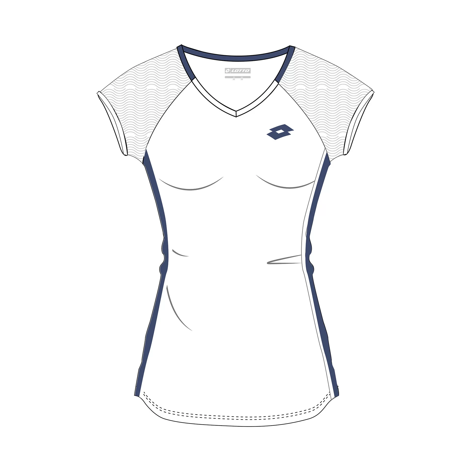 TEAM G II T-SHIRT PL LJUSVIT