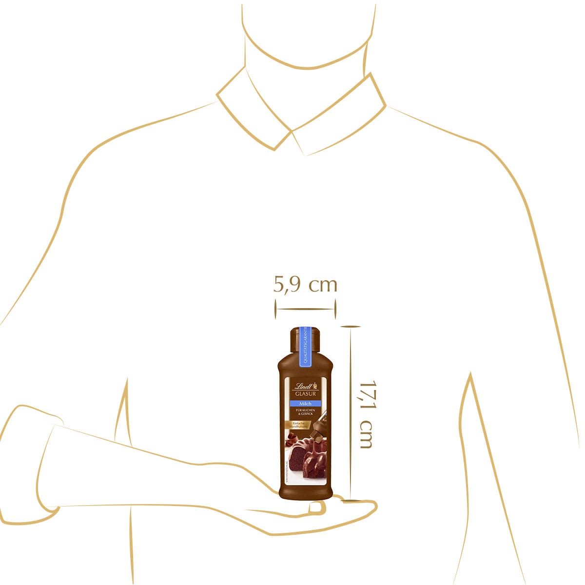 Glasur Vollmilch, 200g