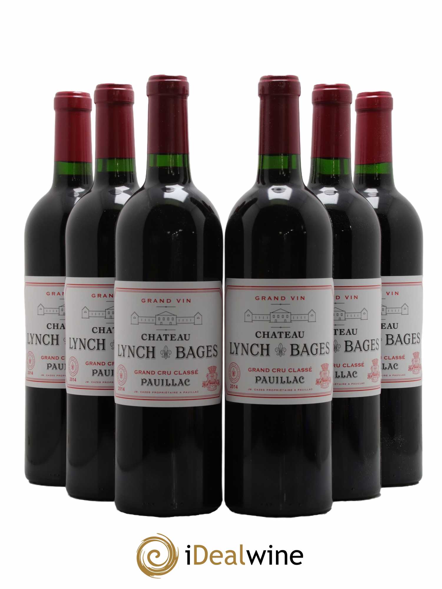 Château Lynch Bages 5ème Grand Cru Classé  2014 - Lot de 6 Bouteilles