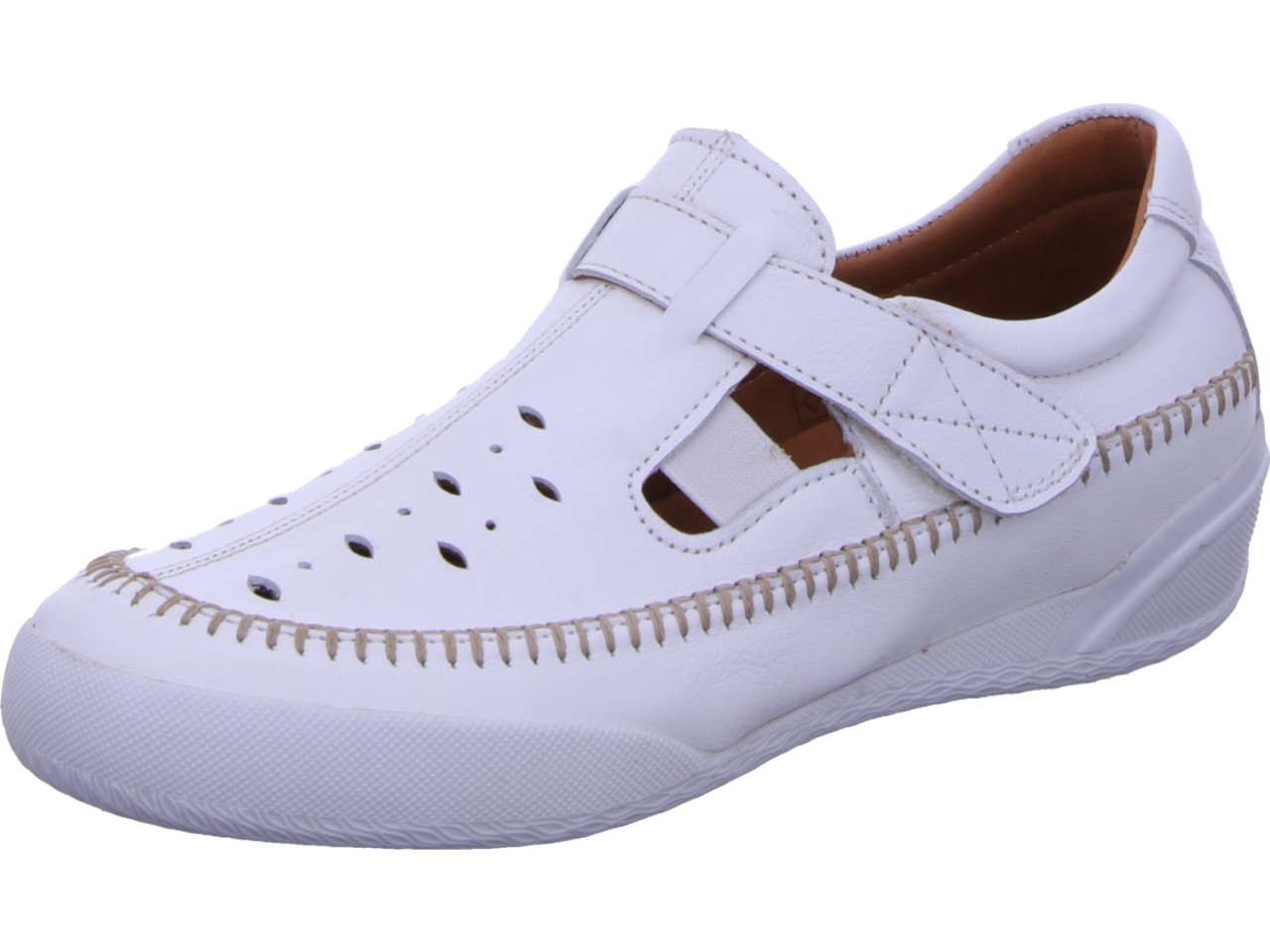 DIVERSE Sportliche Slipper weiss