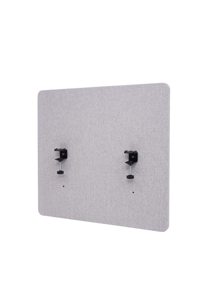 MCW Akustik-Tischtrennwand G75, 60x65cm grau günstig kaufen onesize