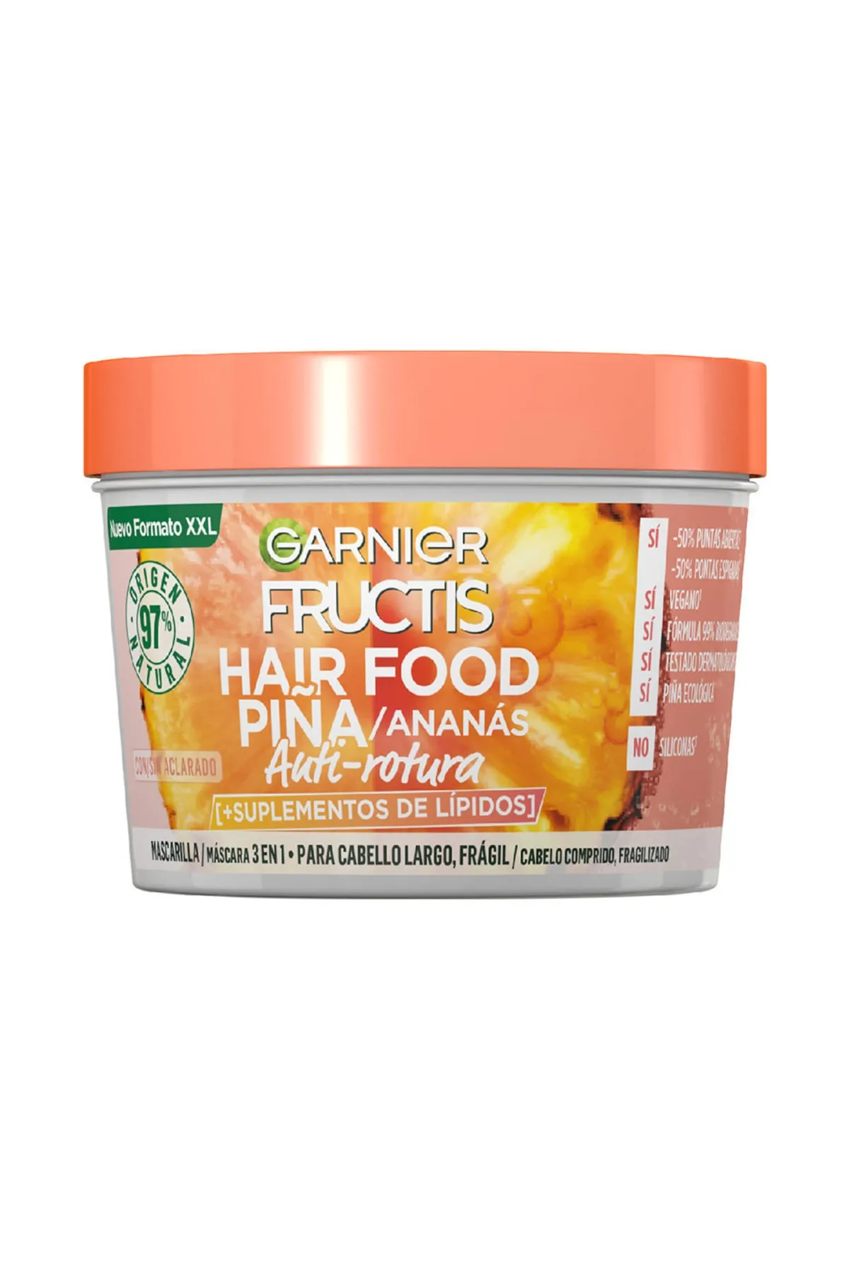 Garnier  Fructis Haar Nahrung Anti-bruch-maske Ananas Garnier 350 ml