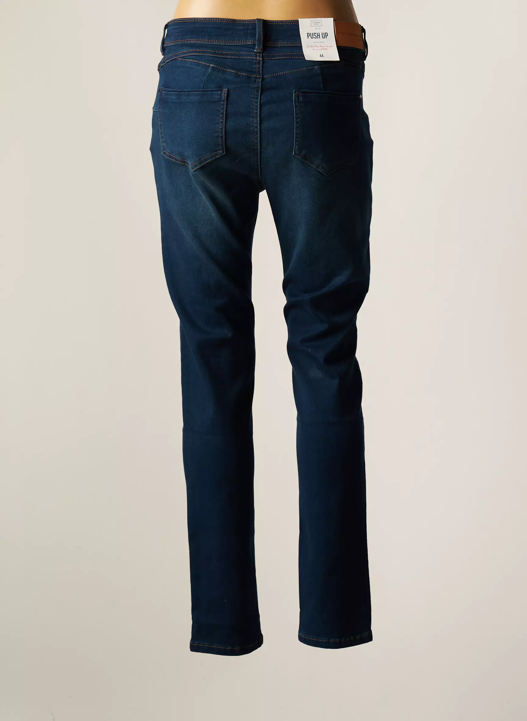 C Est Beau La Vie Jeans Coupe Slim Femme couleur bleu