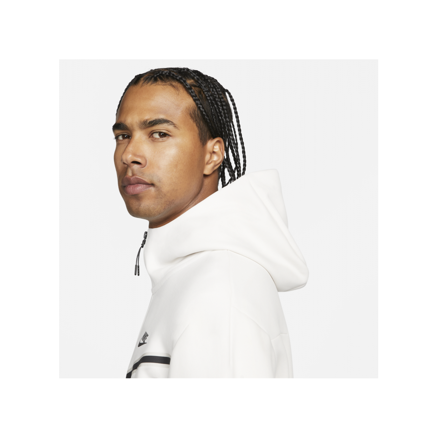 Nike Tech Fleece Windrunner Weiss Beige F030
