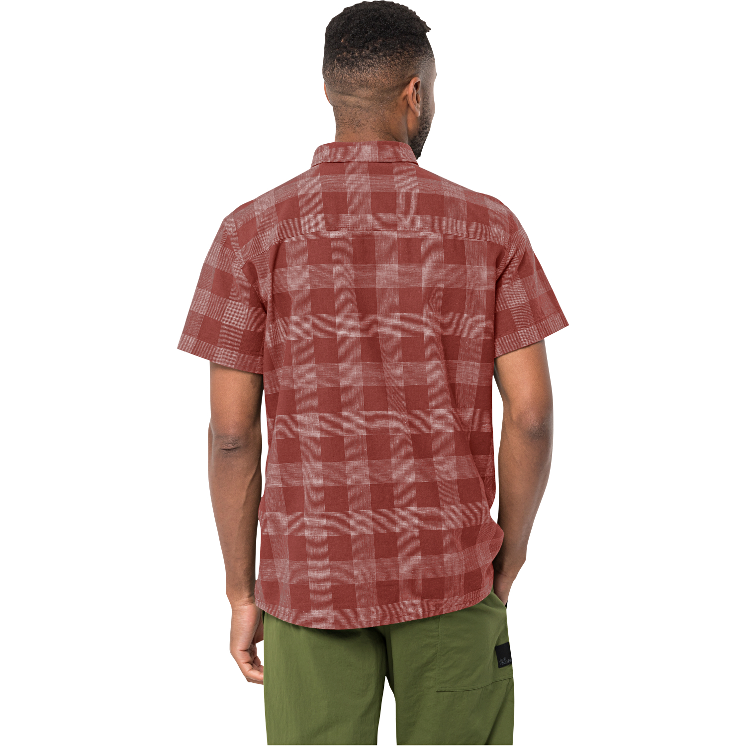 Jack Wolfskin Herren Hemd Highland (Barn Red)