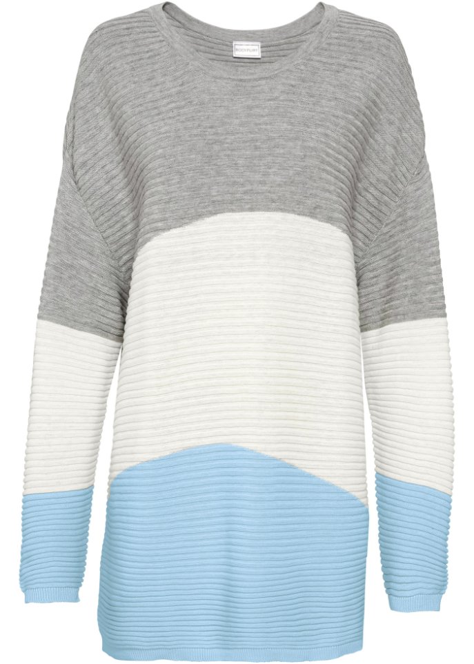 Pullover mit Rippmuster