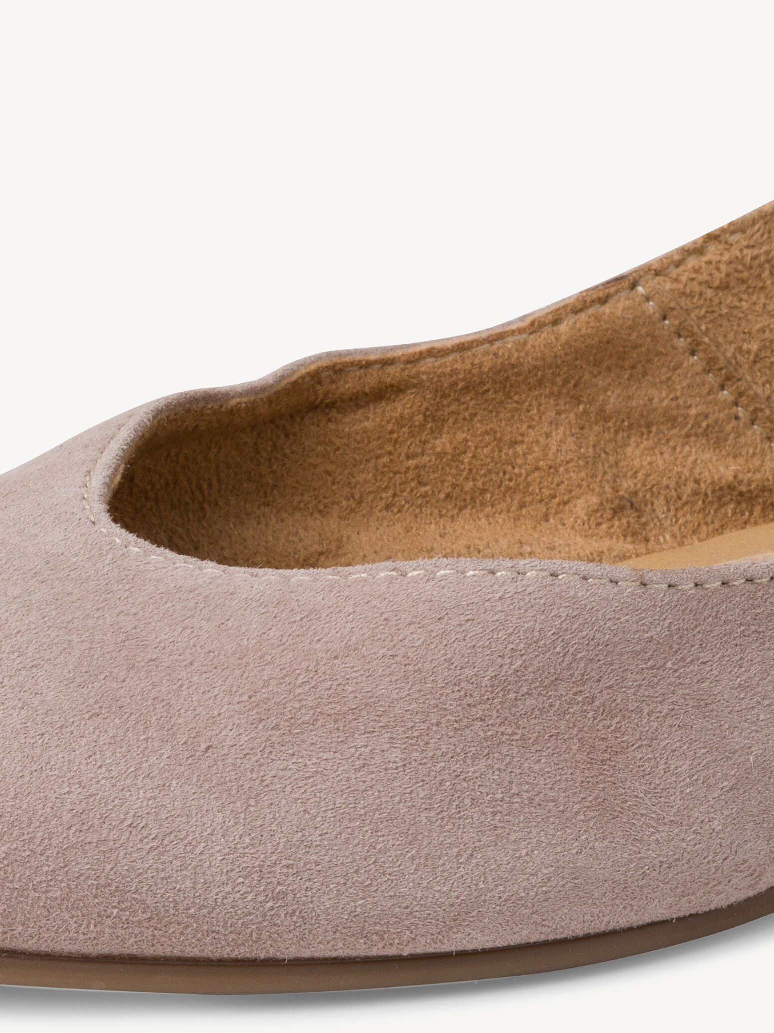 Escarpin en cuir - beige