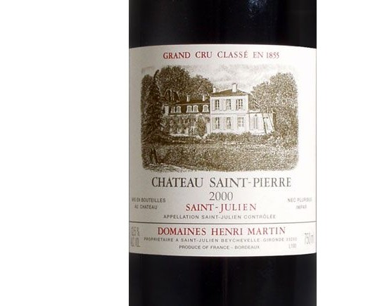 Chateau Saint-Pierre Rouge 2000 Bordeaux Saint-Julien