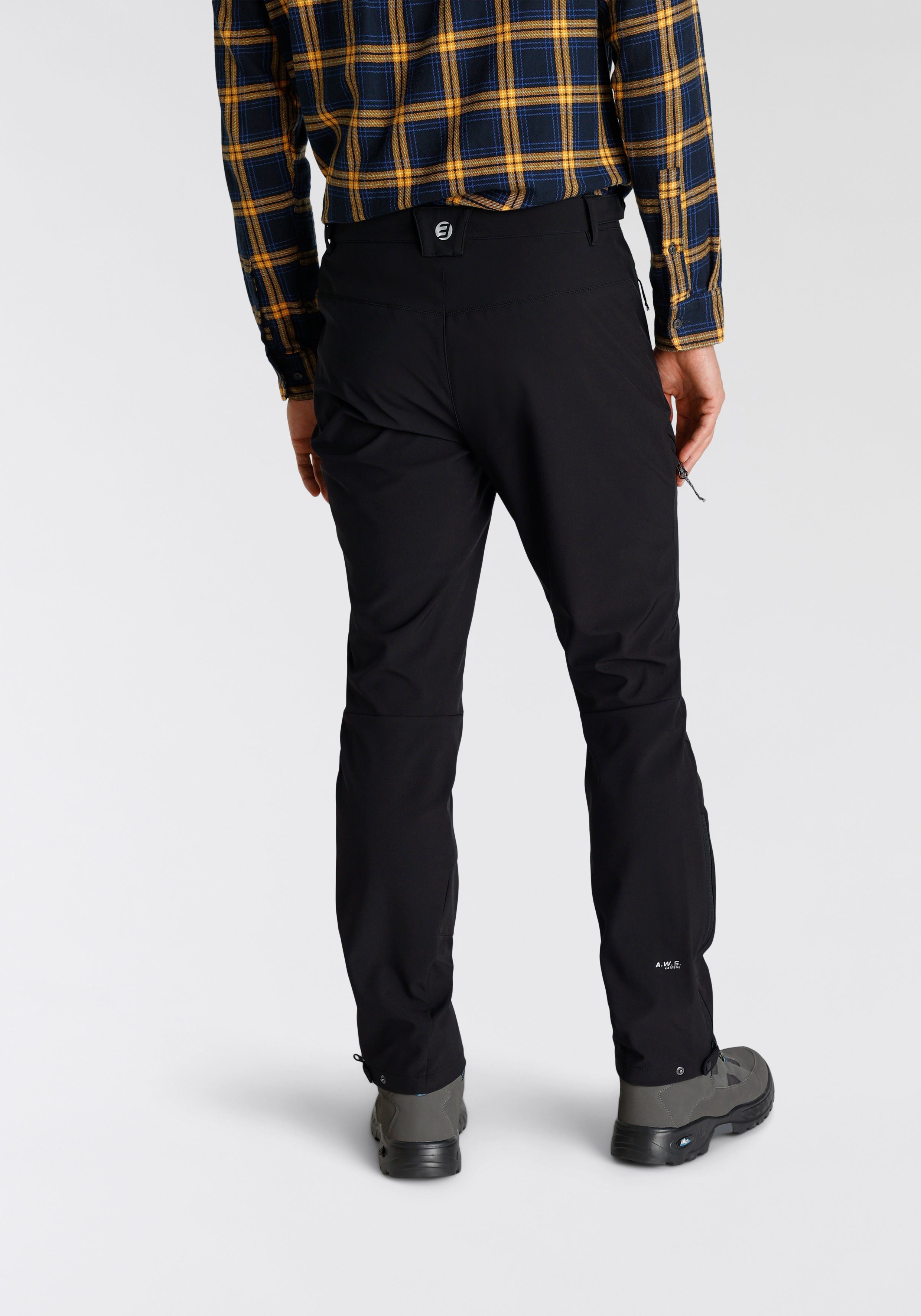 Icepeak Softshellhose BLACK