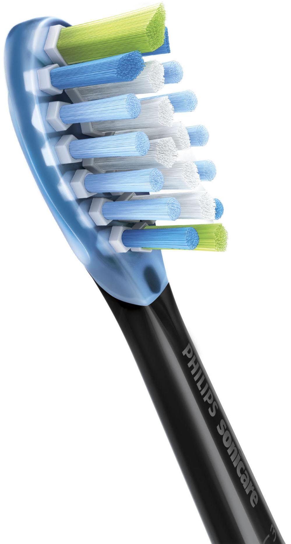 Philips Sonicare Aufsteckbürsten Premium Plaque Defense, schwarz