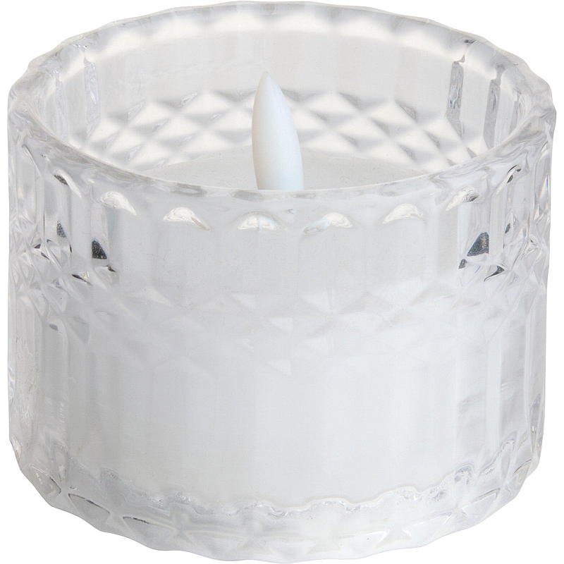 Vie Selected LED-lys i glass ø 9x6,5 cm, klar