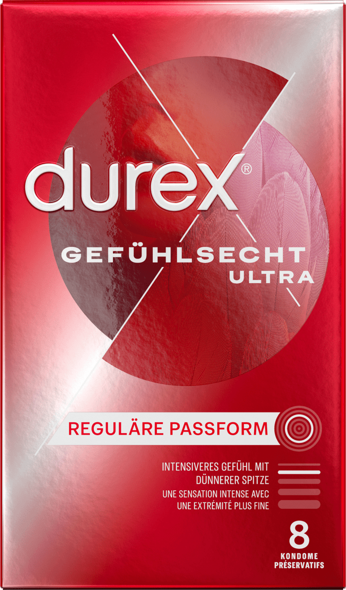 Kondome Gefühlsecht Ultra, Breite 54mm, 8 St
