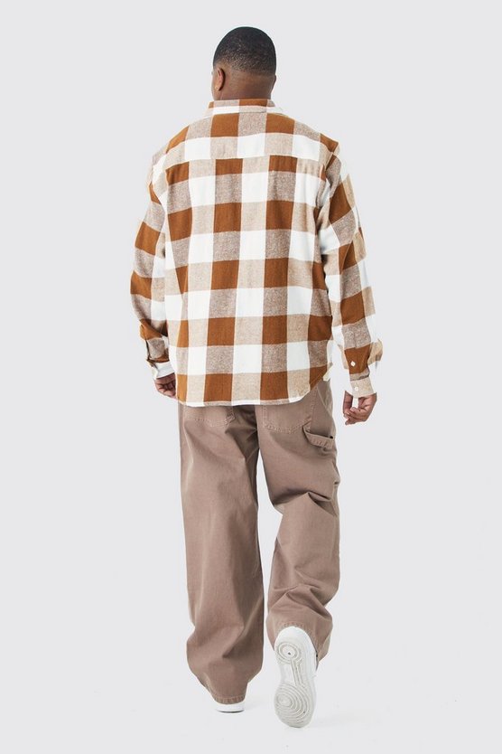 Plus Relaxed Rigid Overdyed Carpenter Jeans