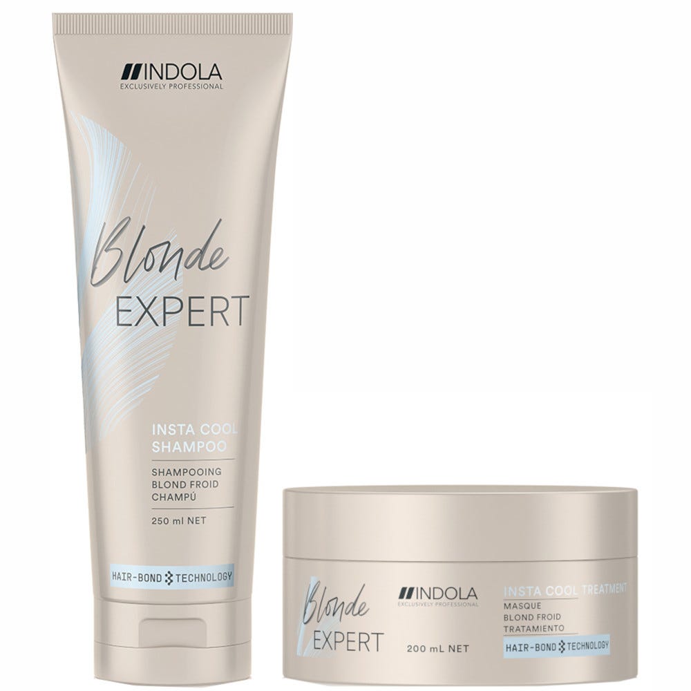 Indola Blond Expert Insta Cool Kur Bundle