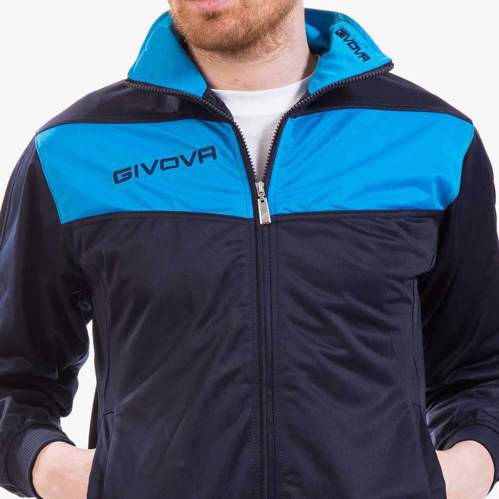 Givova Tuta Visa Trainingsanzug navy/türkis