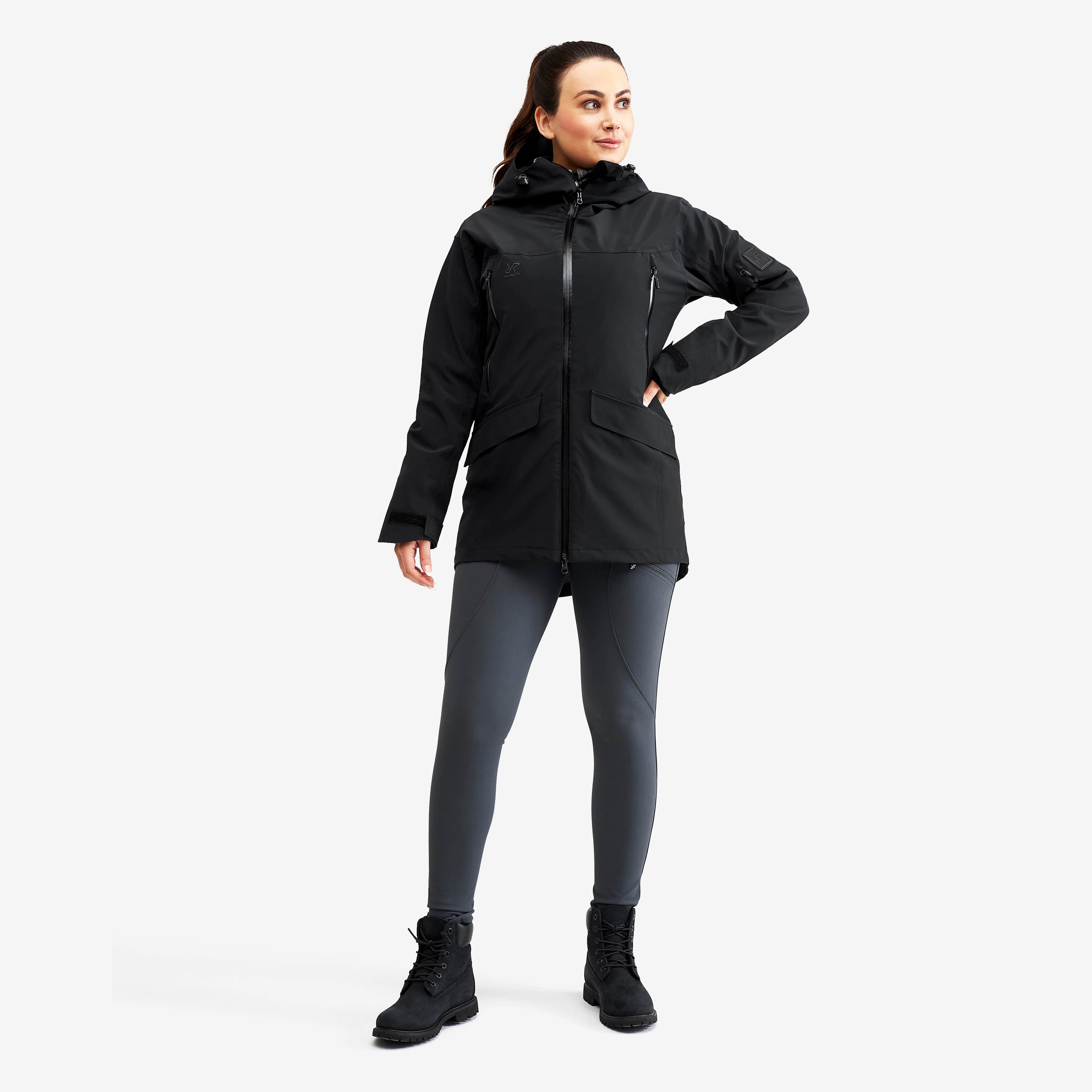Monsoon Jacket Femme Black