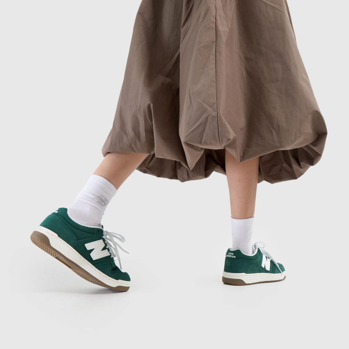 New Balance 480 sötétzöld sportcipő