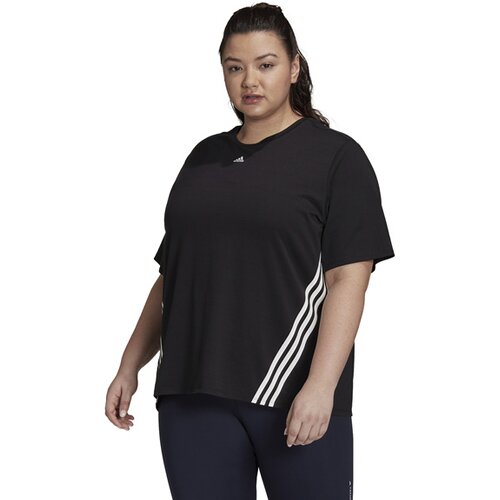 DAMEN SHIRT TRAIN ICONS 3-STREIFEN GROSSE GRÖSSEN
