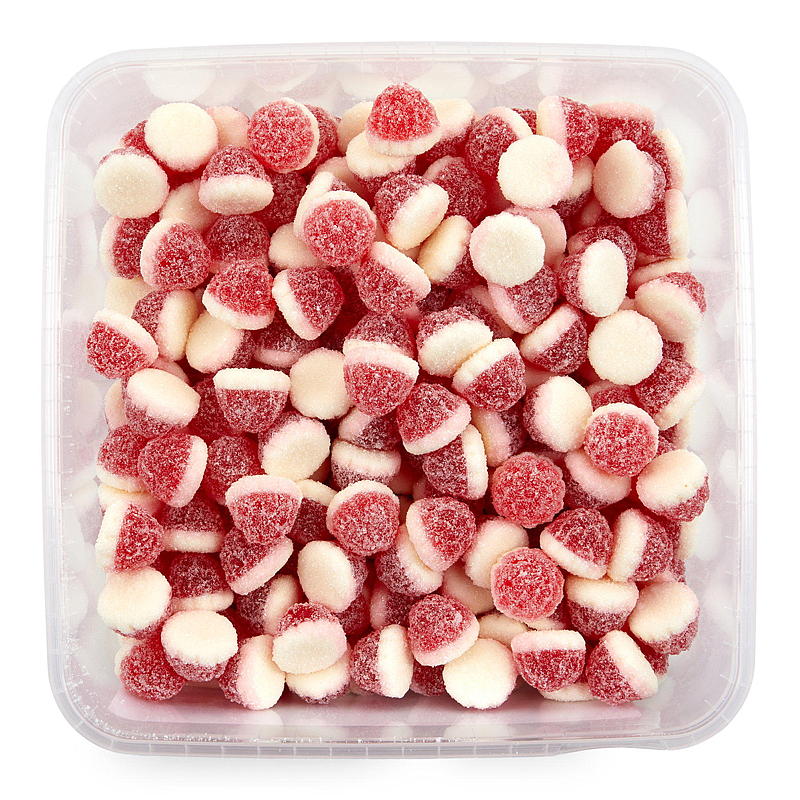 KnallGodt Skum gele Jordbær/vanilje 1,8 kg