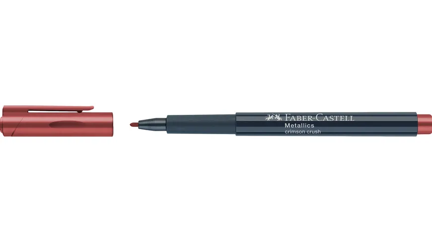 FABER-CASTELL Metallics Marker Farbe 193 crimson crush