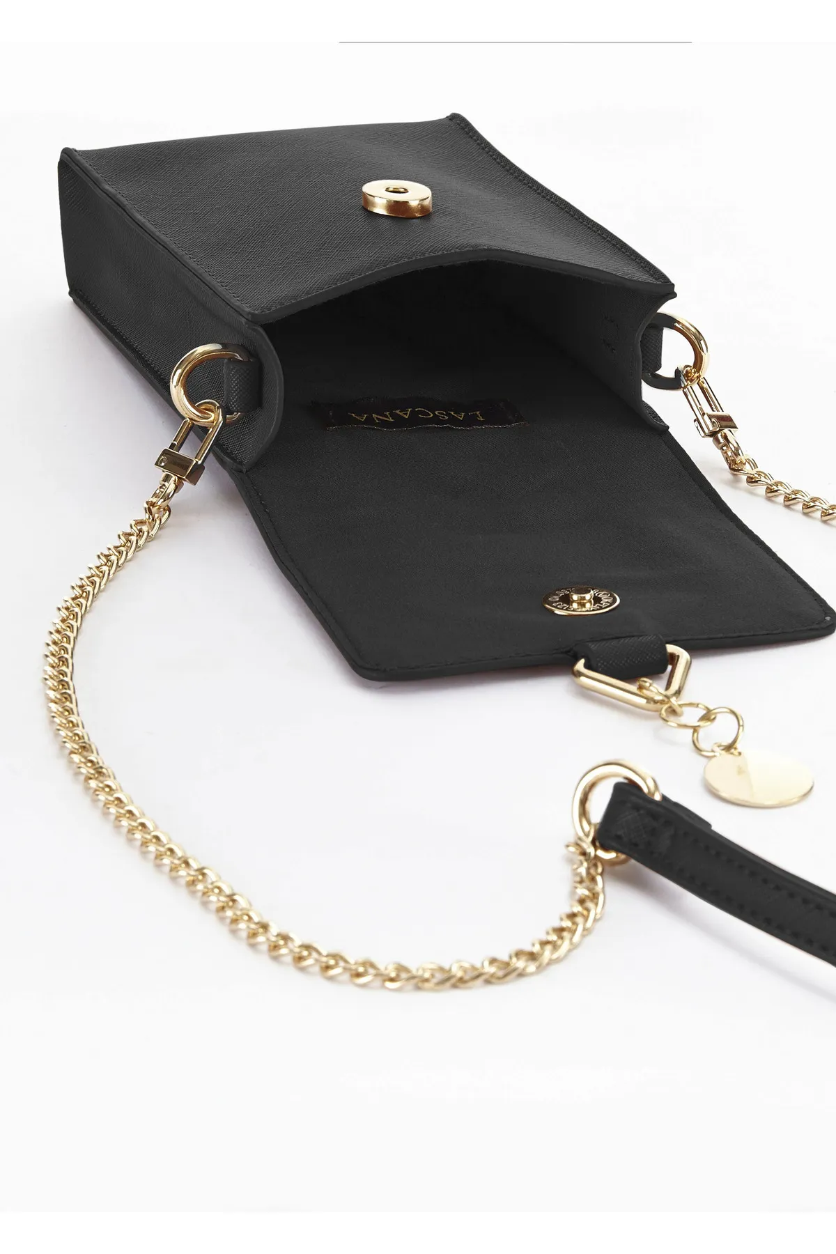 LASCANA  Handtasche - Schwarz - Unifarben