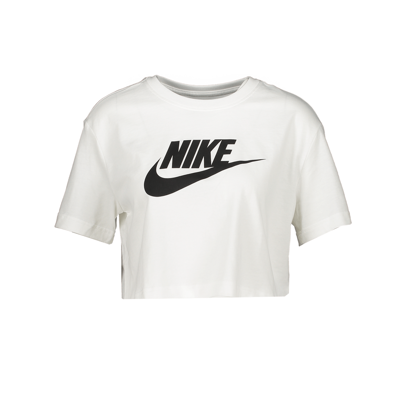 Nike Essential Cropped T-Shirt Damen Weiss F100