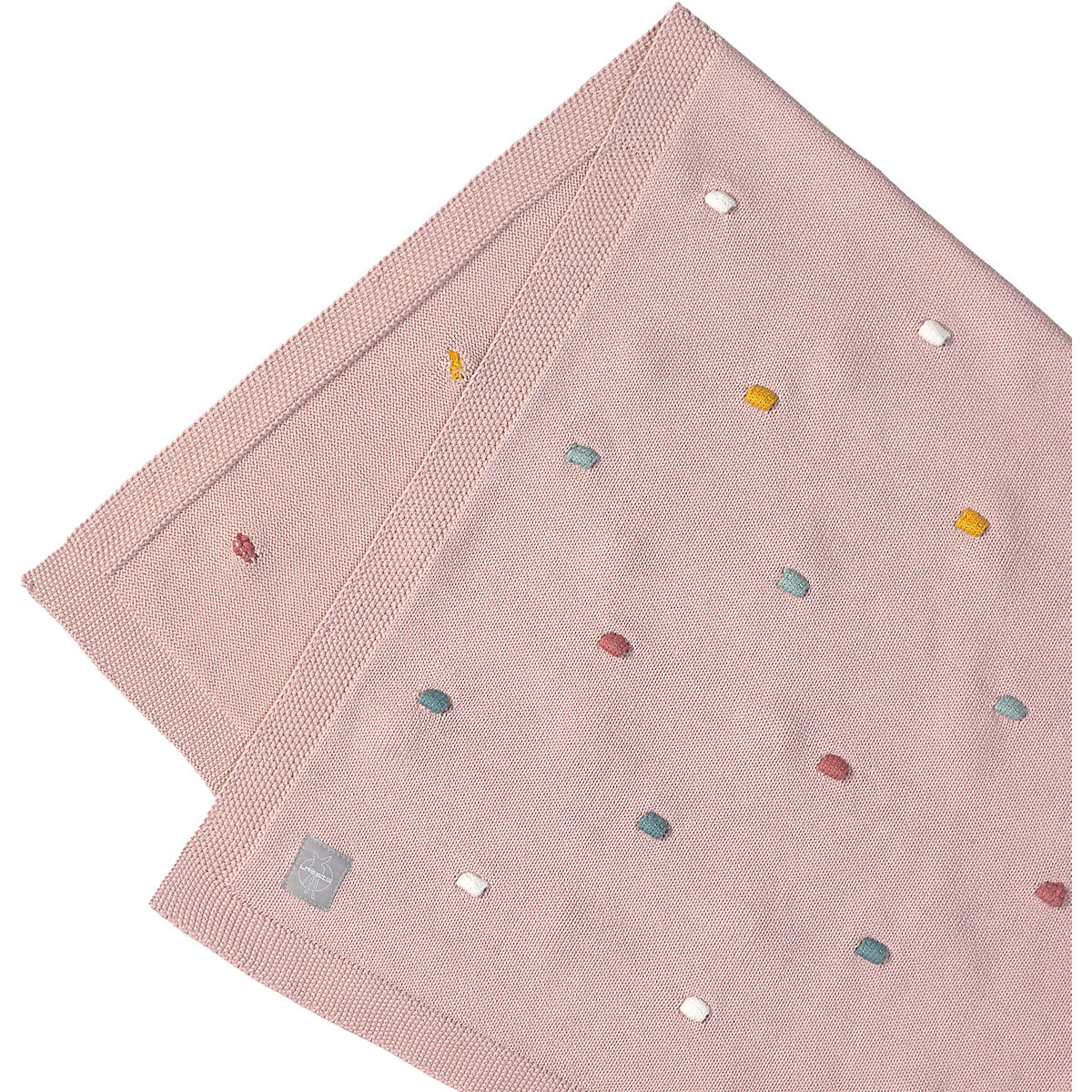 Kuscheldecke mit Pünktchen, rosa