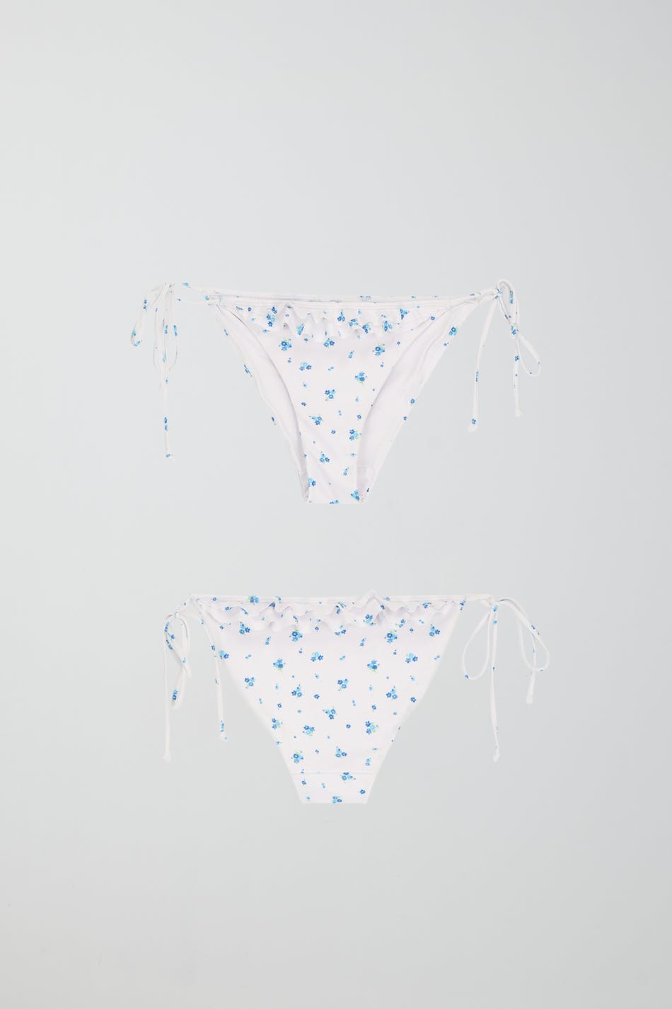 Frill tie bikini brief