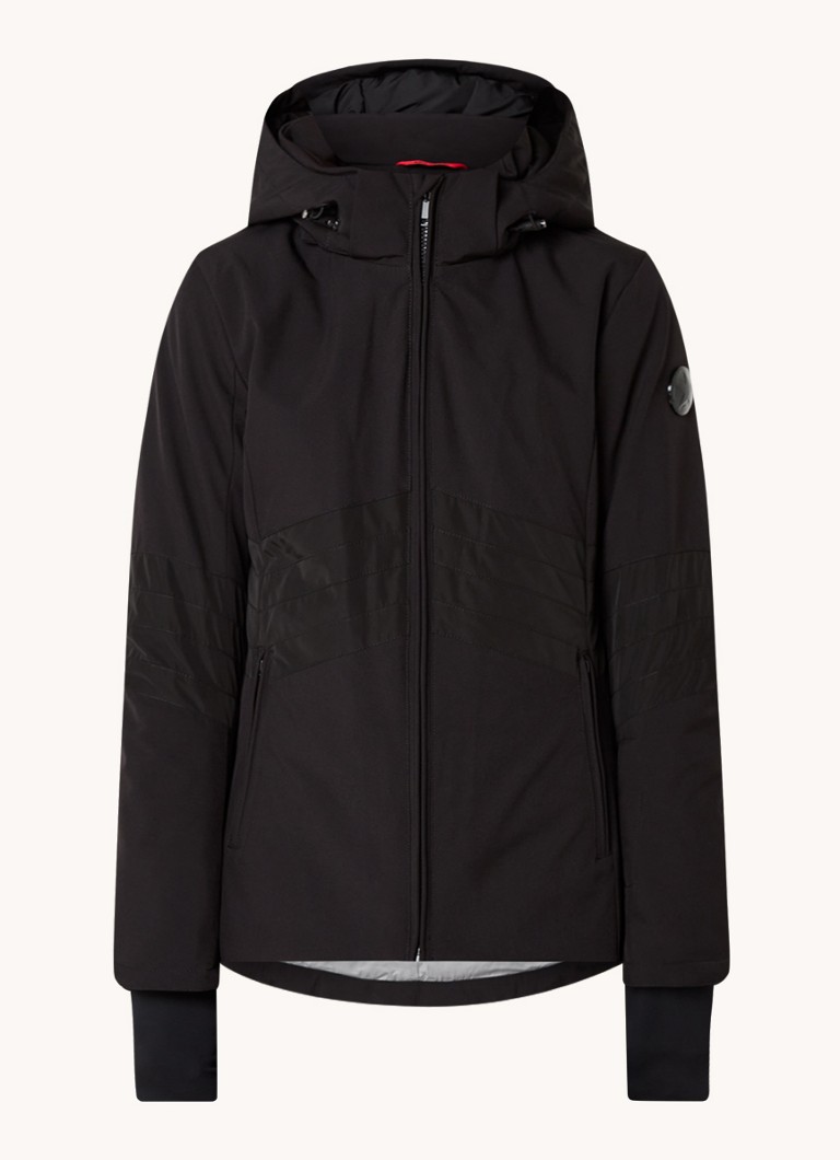 Jachetă de schi softshell Airforce Pocono Mountain cu glugă detașabilă.