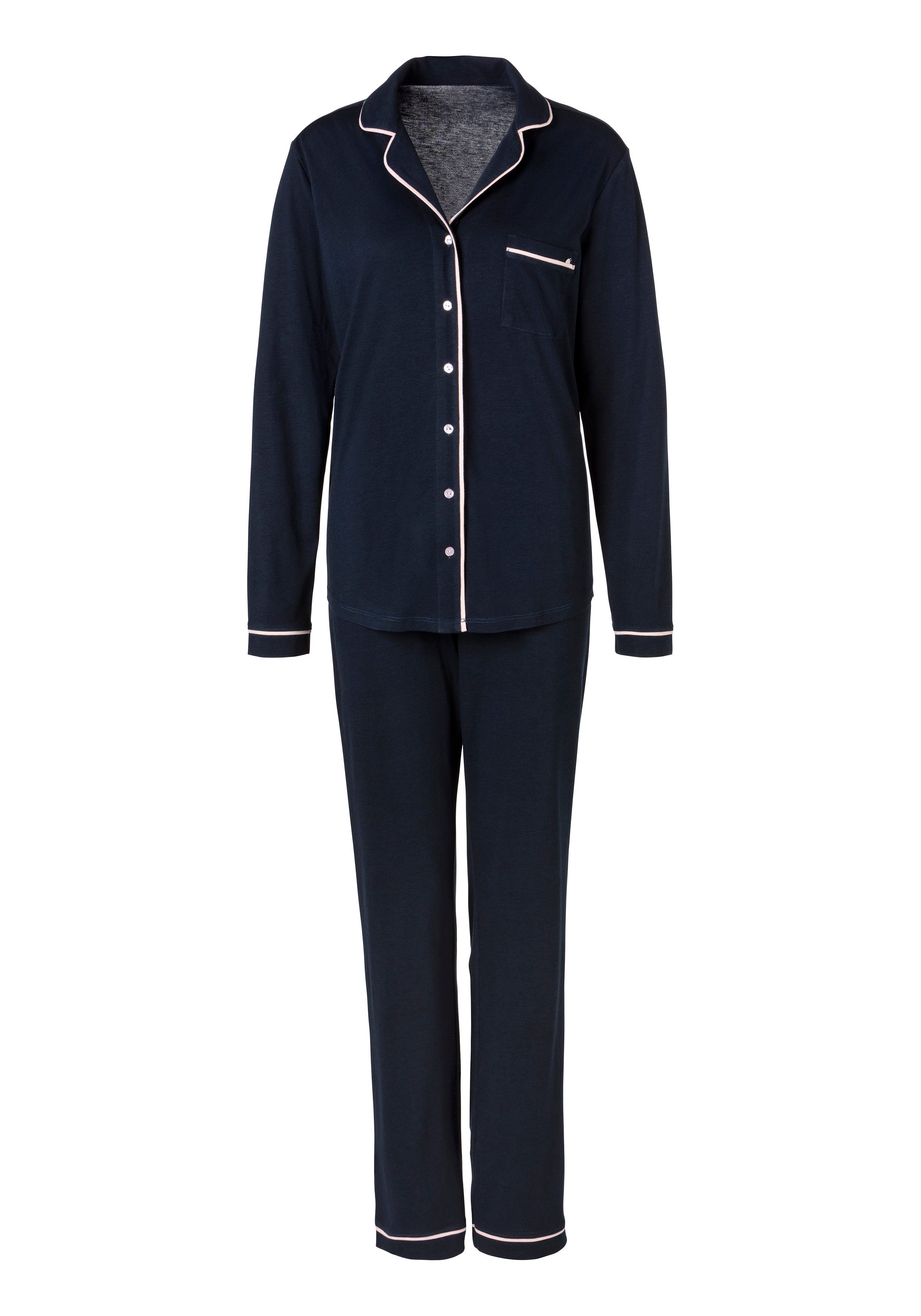 s.Oliver Pyjama (2 tlg) im klassischen Streifen-design