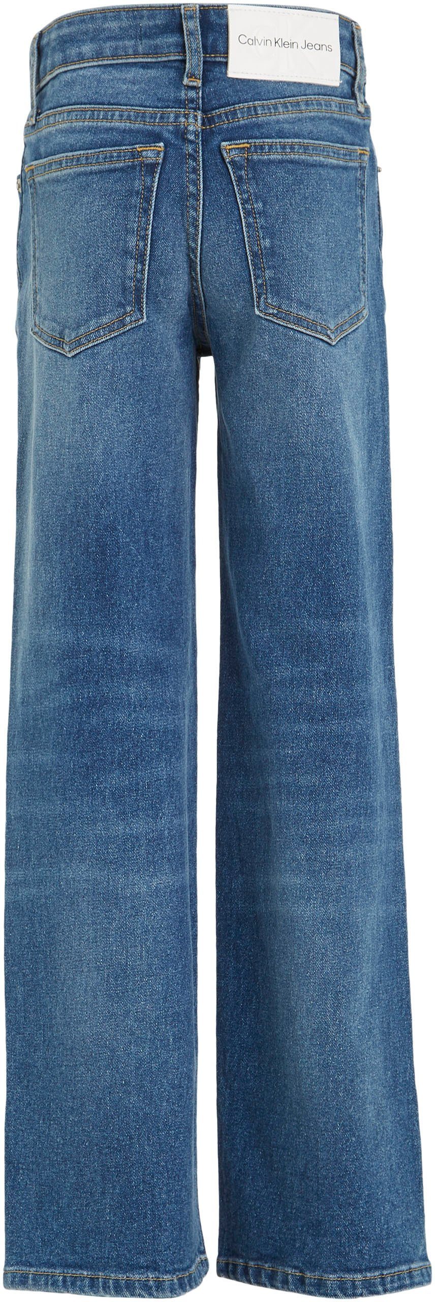 Calvin Klein Jeans Stretch-Jeans HR WIDE LEG MID BLUE