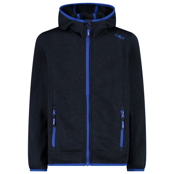 CMP - Boy's Jacket Fix Hood Jacquard Knitted - Fleecejacke