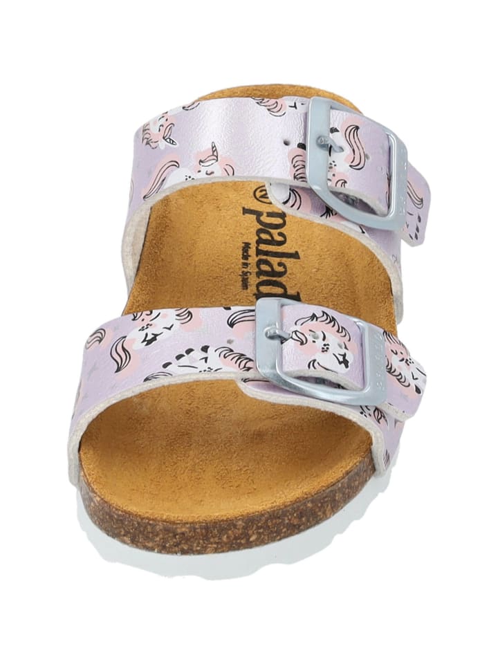 palado Pantoletten in Hellrosa Metallic Unicorn günstig kaufen 35