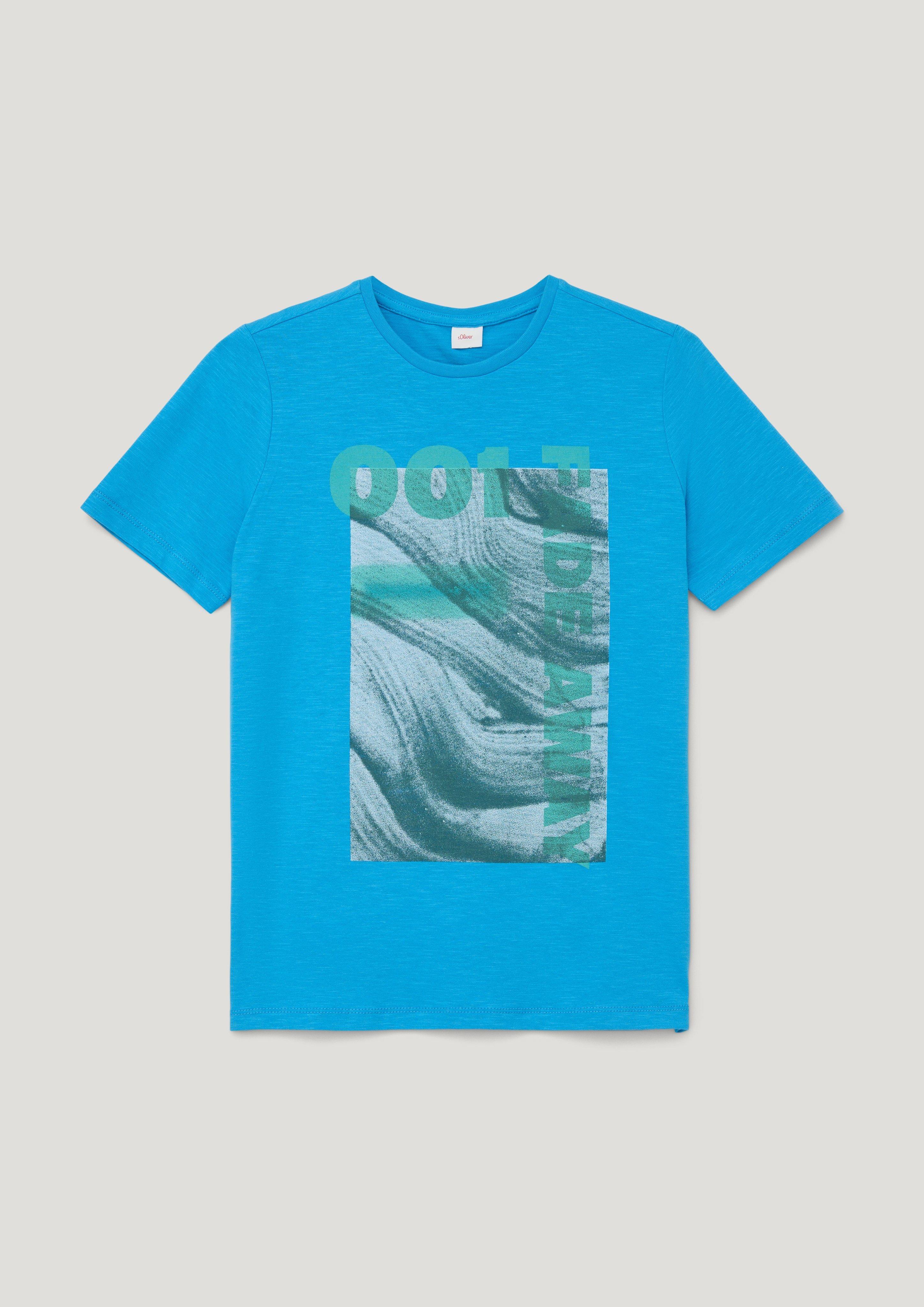 T-Shirt mit Flammgarnstruktur  2130507-6431