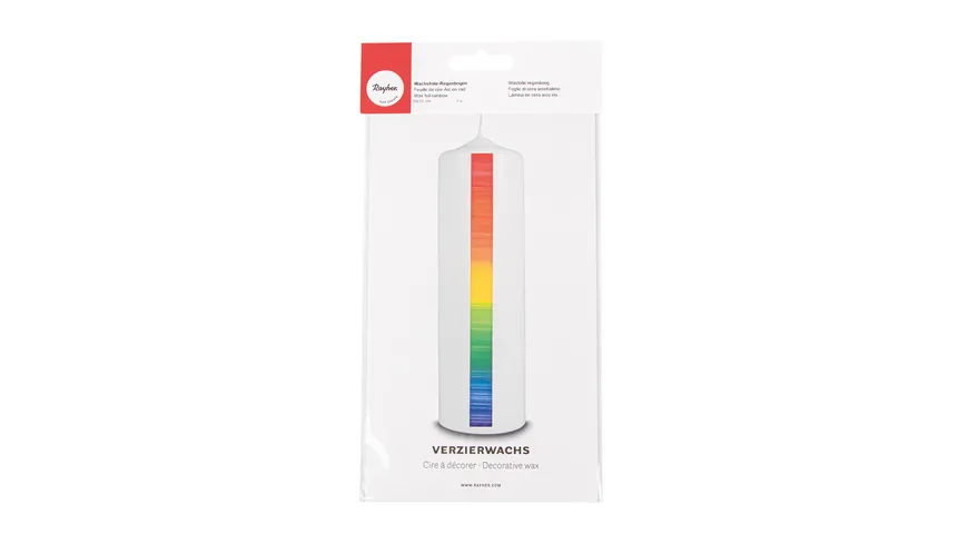 Rayher Wachsfolie-Regenbogen 0.2 m