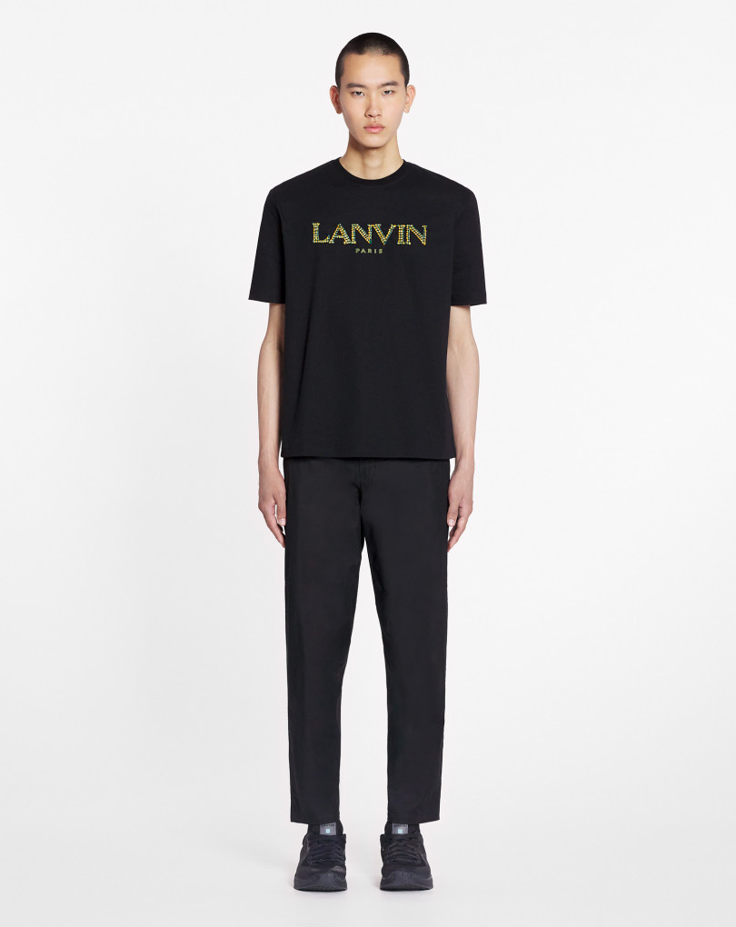 T-SHIRT CLASSIQUE BRODÉ RAPHIA LANVIN PARIS