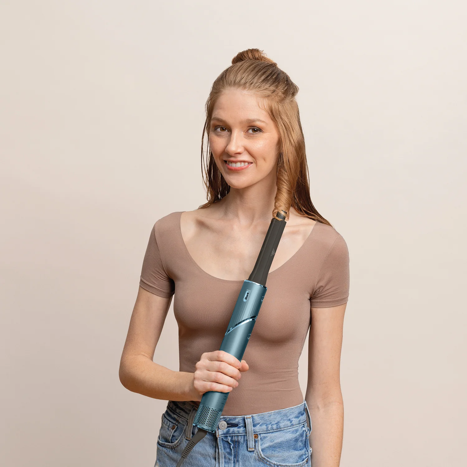 FlexStyle OBLIKOVAČ ZA KOSU I SUŠILO ZA KOSU SHARK FLEXSTYLE LIMITIRANO IZDANJE - Tirkizna - Sušilo za kosu, Pegla za kosu, Električna četka za kosu