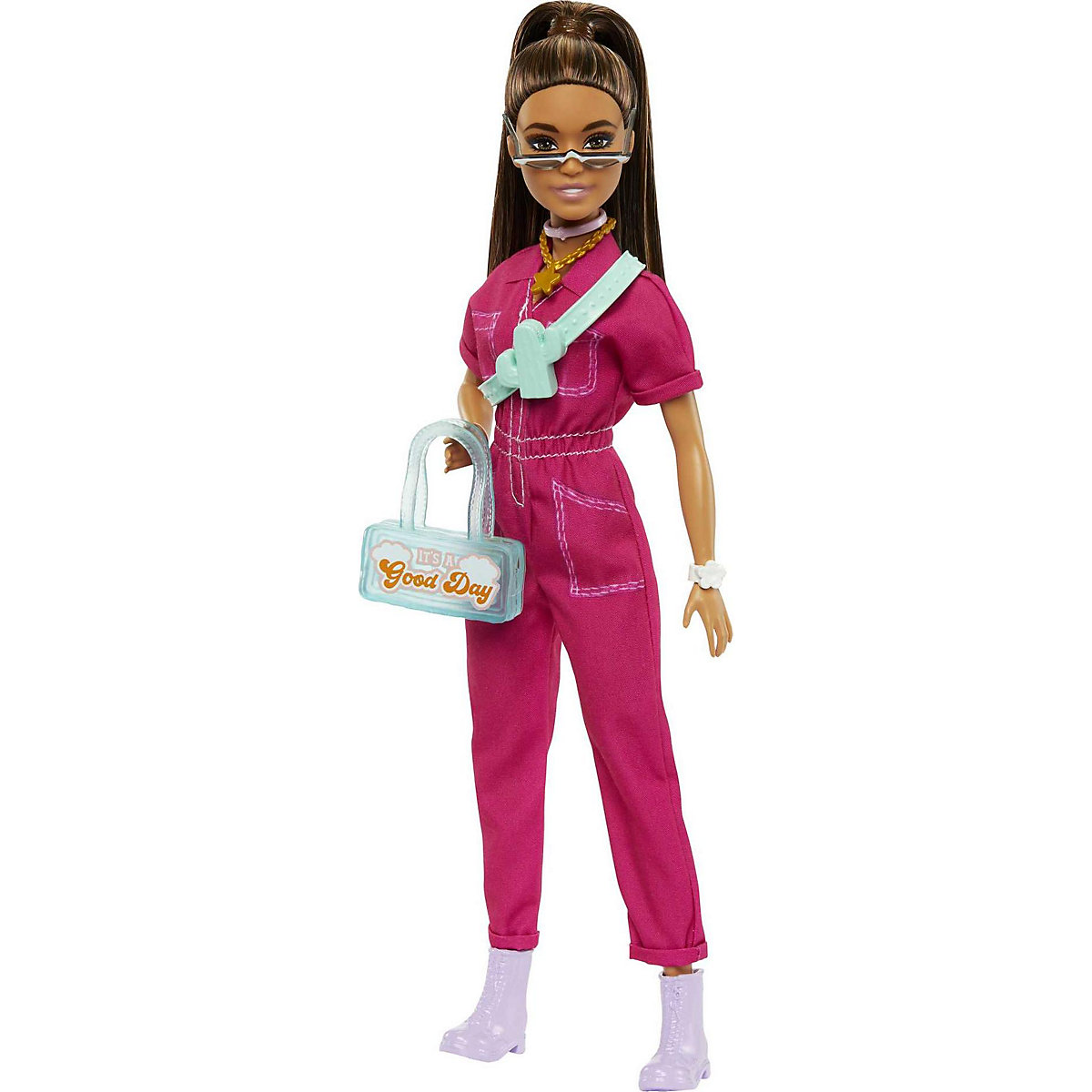 Barbie Day & Pay Fashion (Pinker Blaumann,Overall)