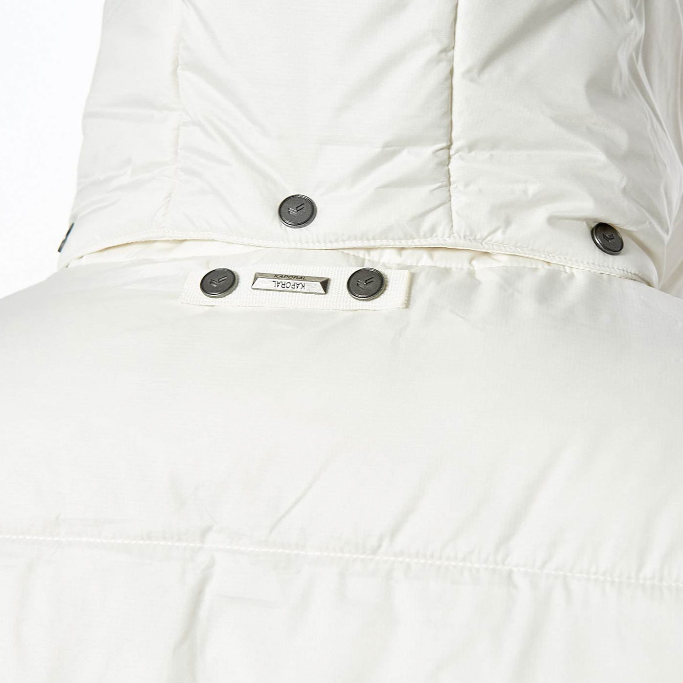 SIMON  Doudoune blanche Homme en 100% polyester recyclé