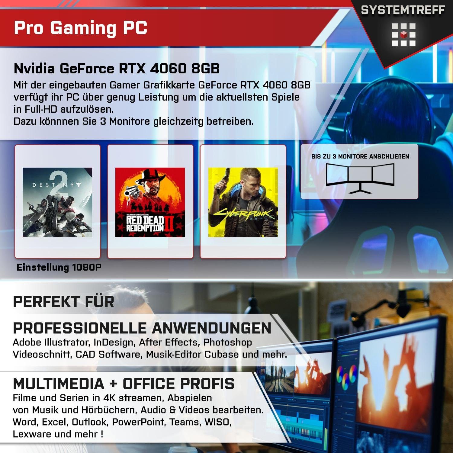 SYSTEMTREFF Gaming-PC-Komplettsystem (27
