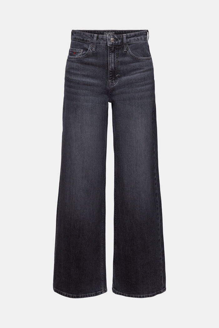 Jeans mit hohem Bund und geradem Bein