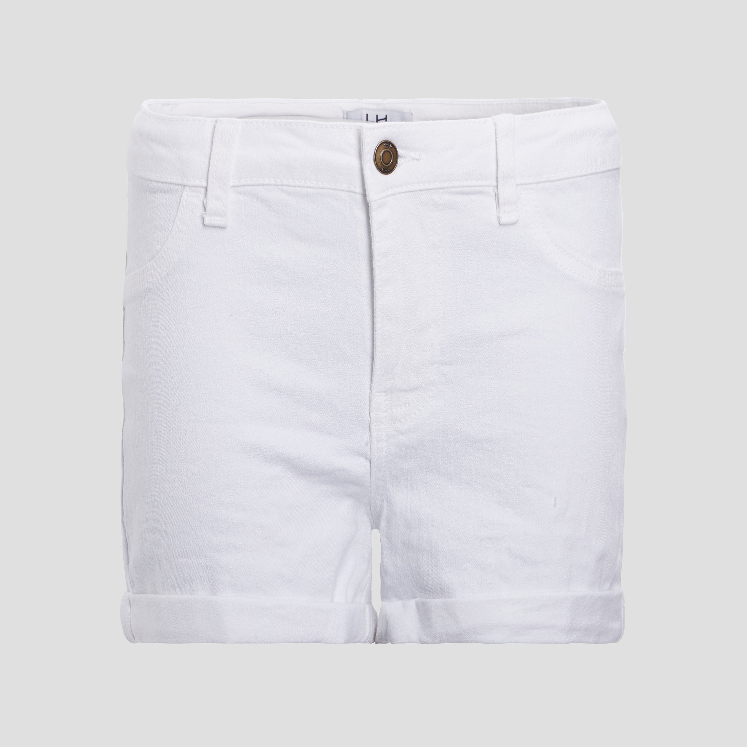 Short slim en jean blanc femme | La Halle