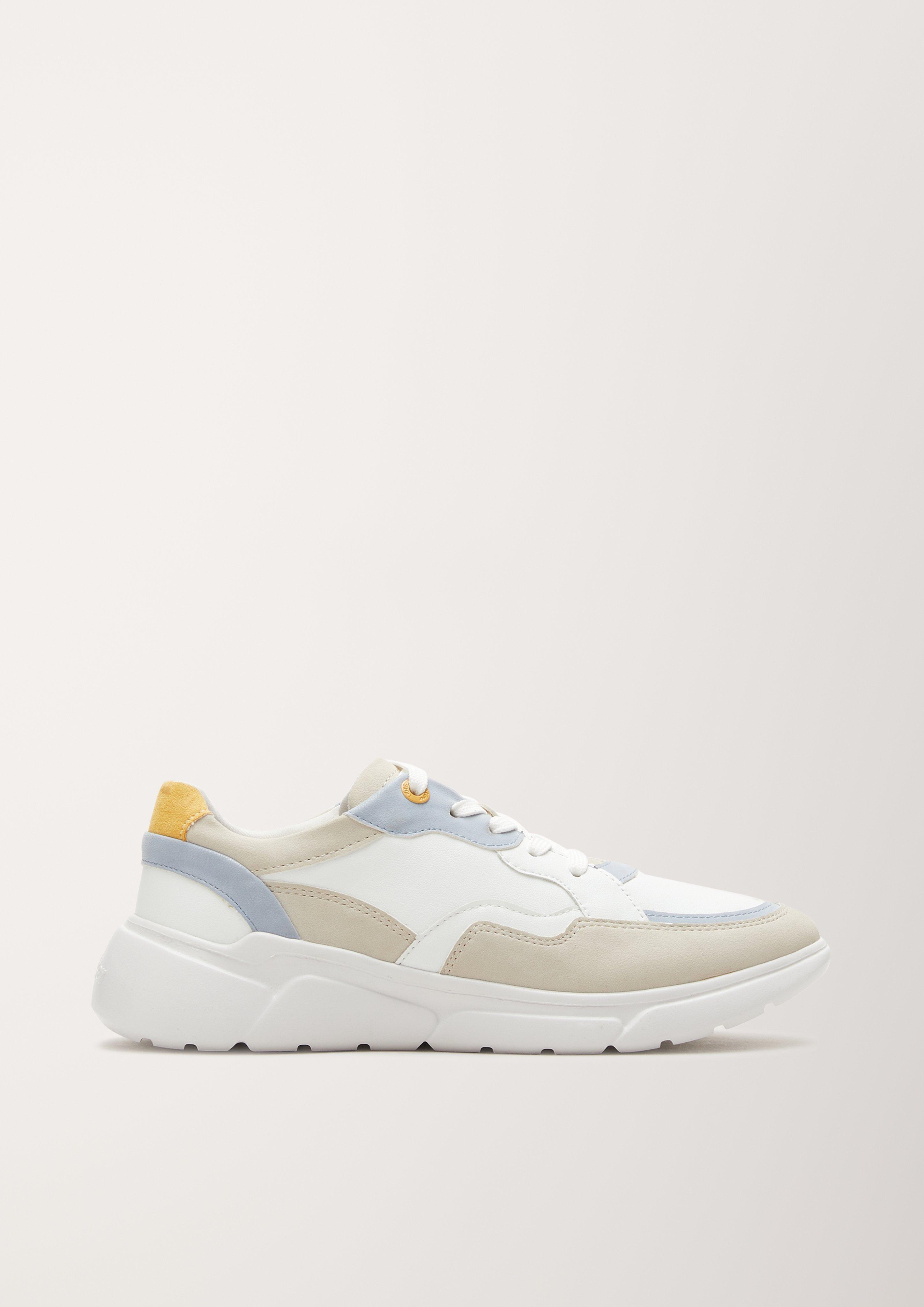 Vegane Sneaker im Materialmix  6005325-183