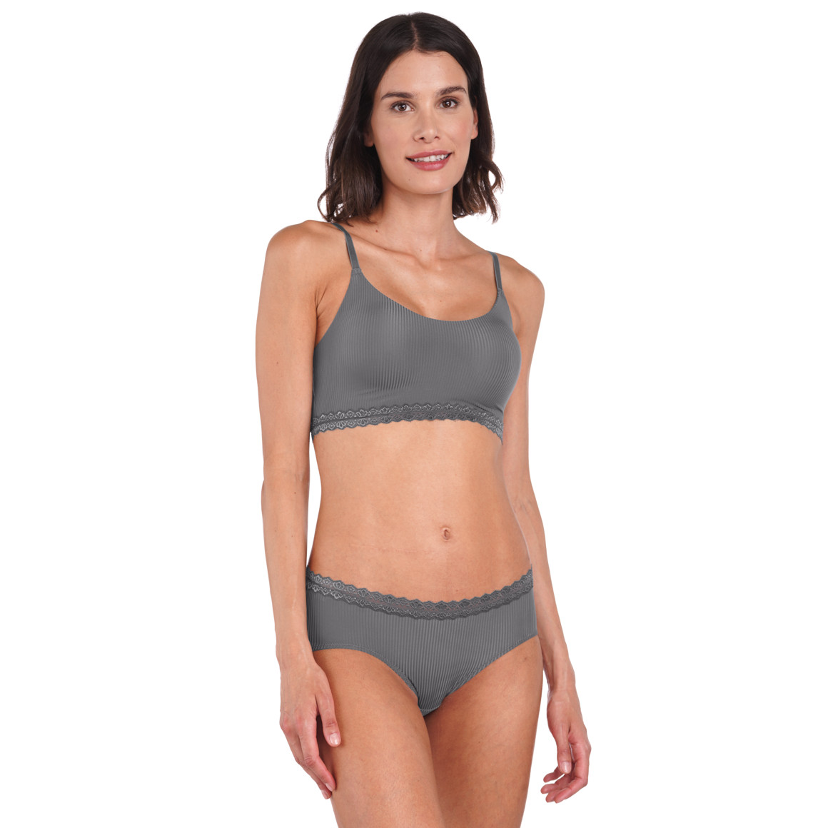 Damen Panty mit Rippstruktur