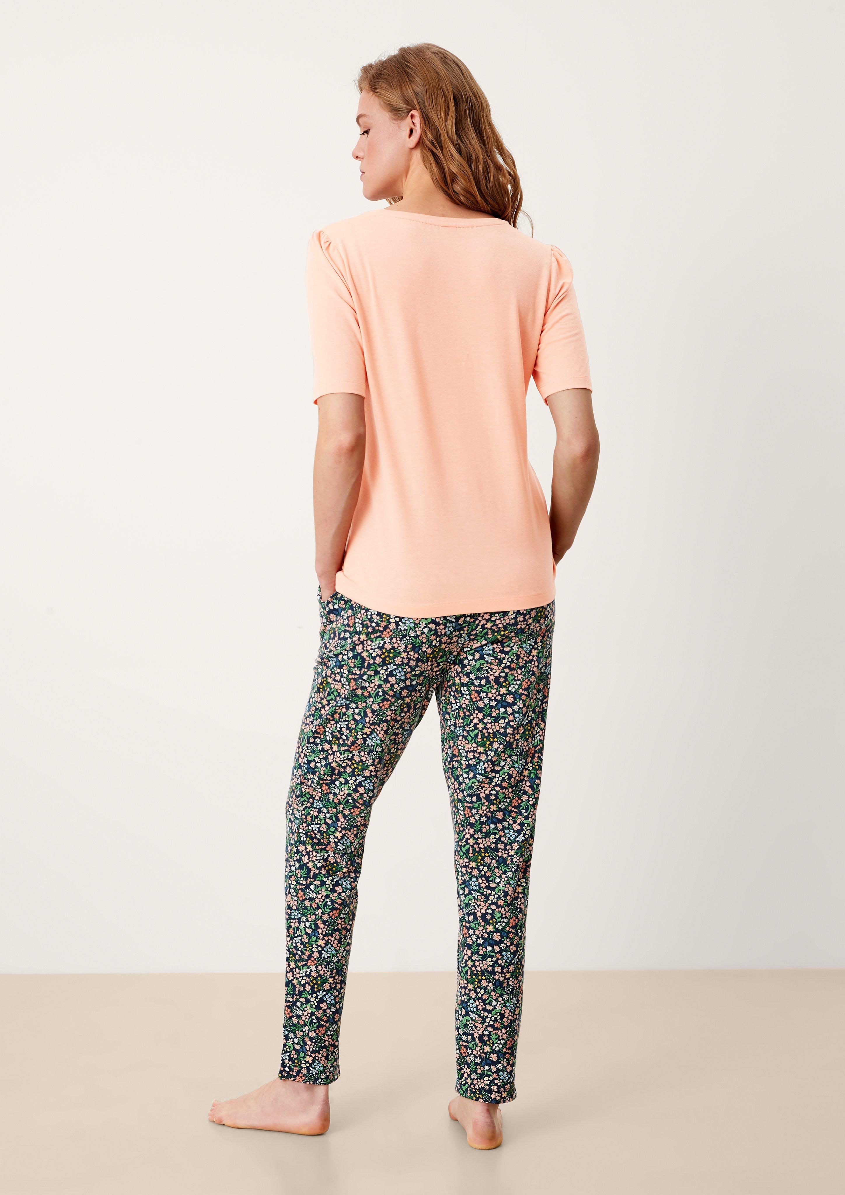 Pyjamashirt mit Stickerei  6006979-2400