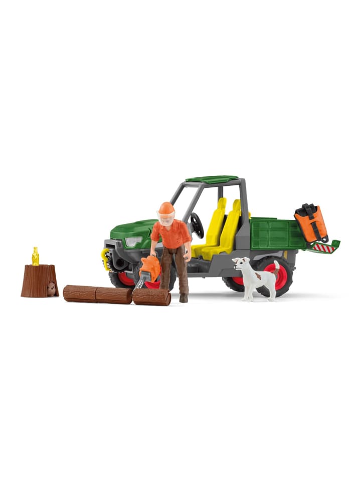 Schleich Farm World Waldbauer mit Fahrzeug in Mehrfarbig ab 3 Jahre günstig kaufen onesize