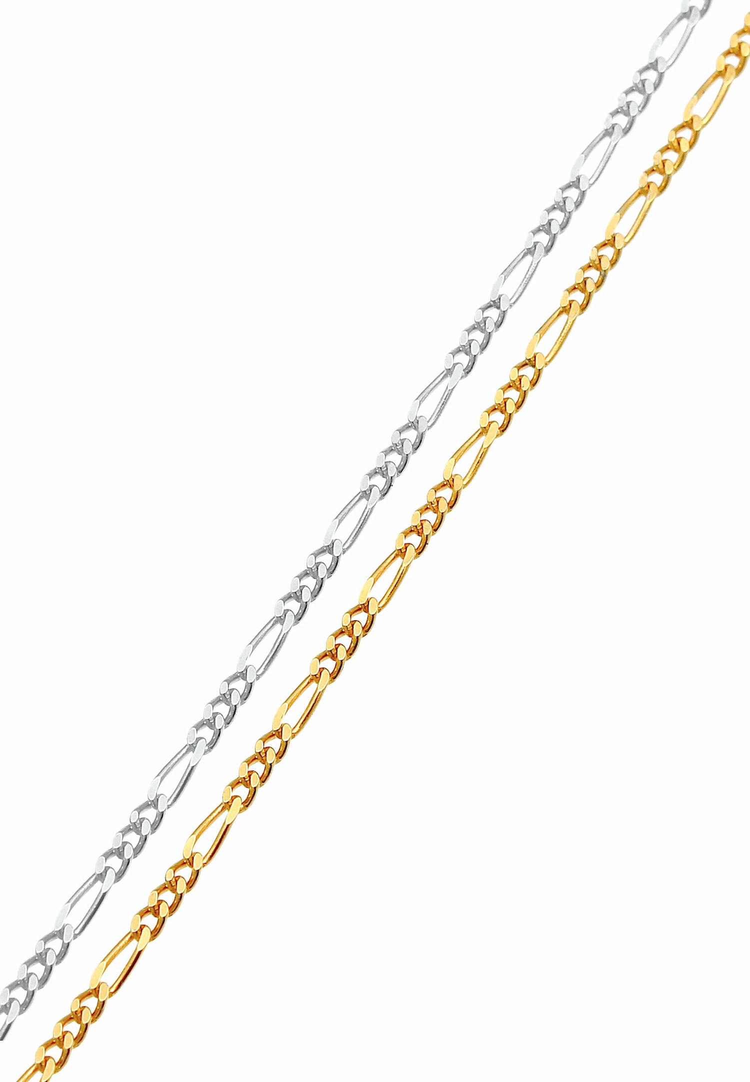 Set de damă Elli Figaro Basic Bicolor Trendy, reglabil, din argint 925 placat cu aur