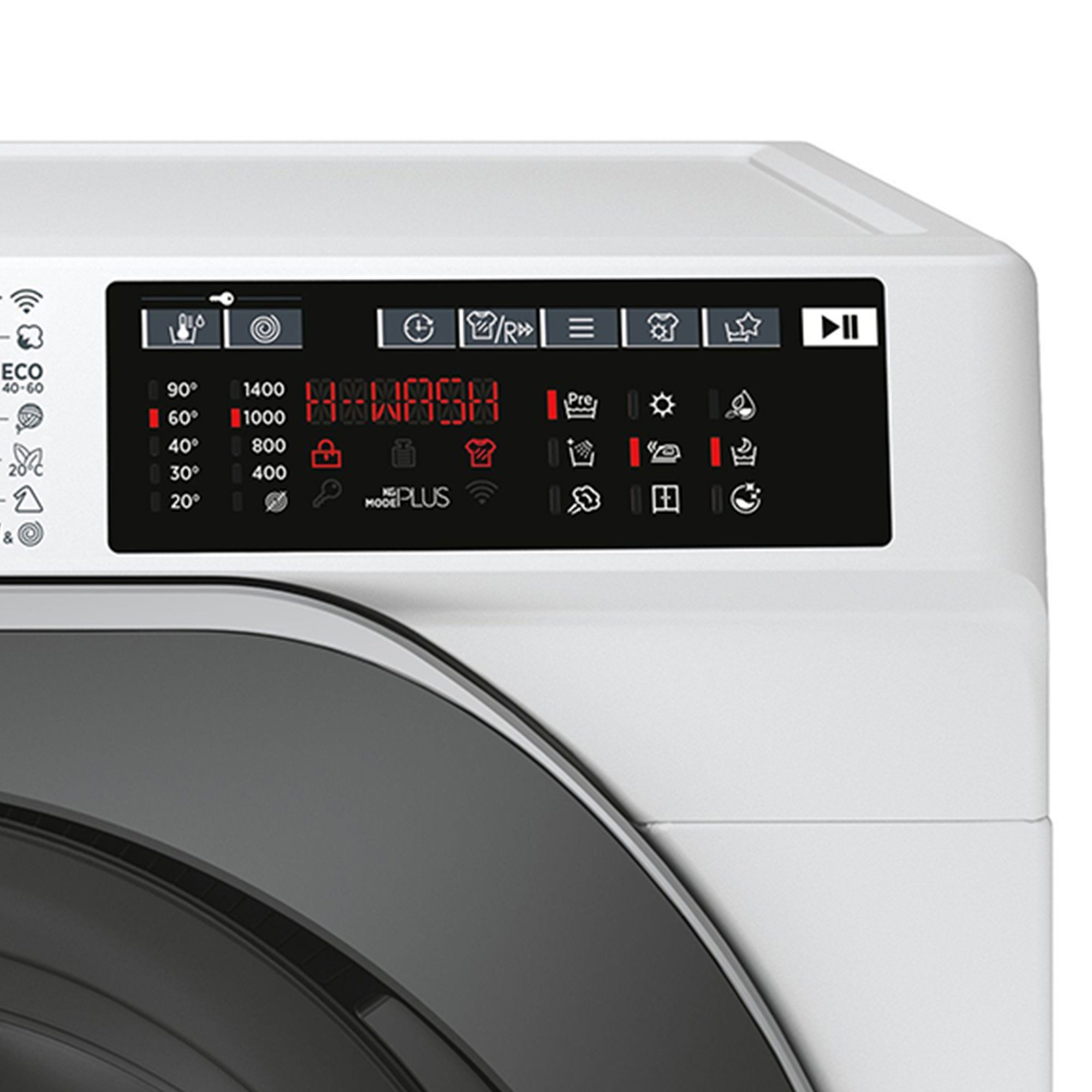Hoover Waschtrockner HD 495AMBS/1-S, 9,00 kg, 5 kg, 1400 U/min, Active Steam, Mix-Power-System, WiFi & Bluetooth (hOn-App)
