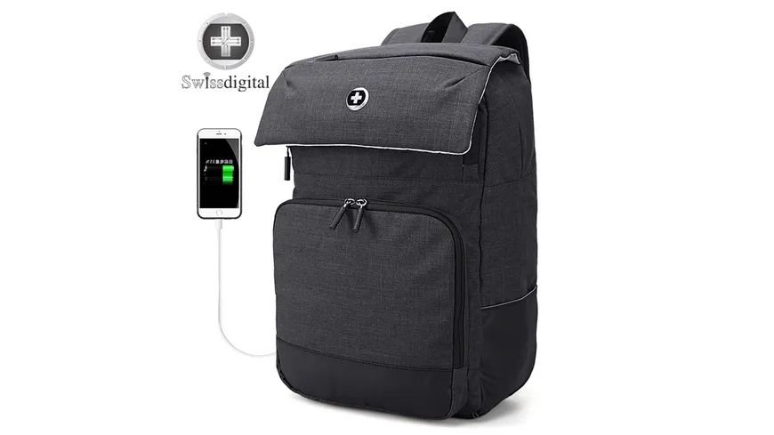SWISSDIGITAL Rucksack VOLT anthrazit